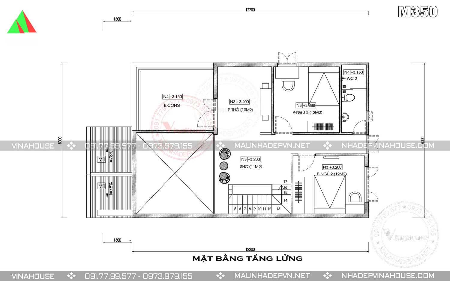 Nhà Cấp 4 Gác Lửng 3 Phòng Ngủ Tại Hưng Yên NDNC4130